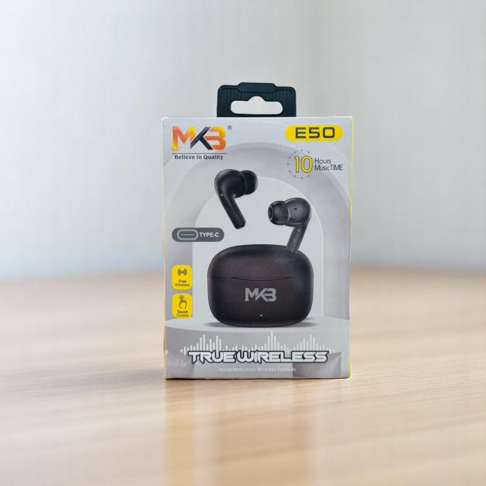 MK3 E50 True Wireless Earbuds – Touch Control, Type-C Fast Charging, 10 Hours Playtime auto draft